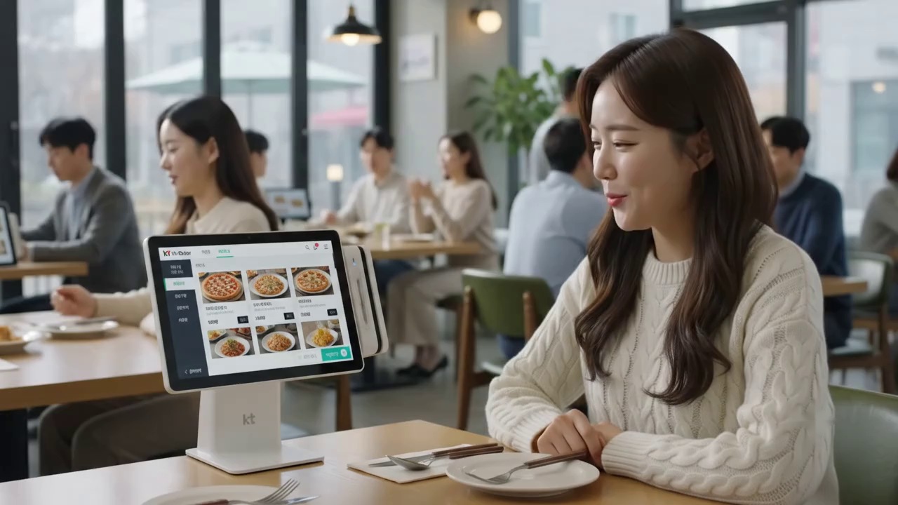 KT 하이오더 제품 소개 영상 대표 화면
